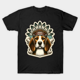 Beagle Native American T-Shirt